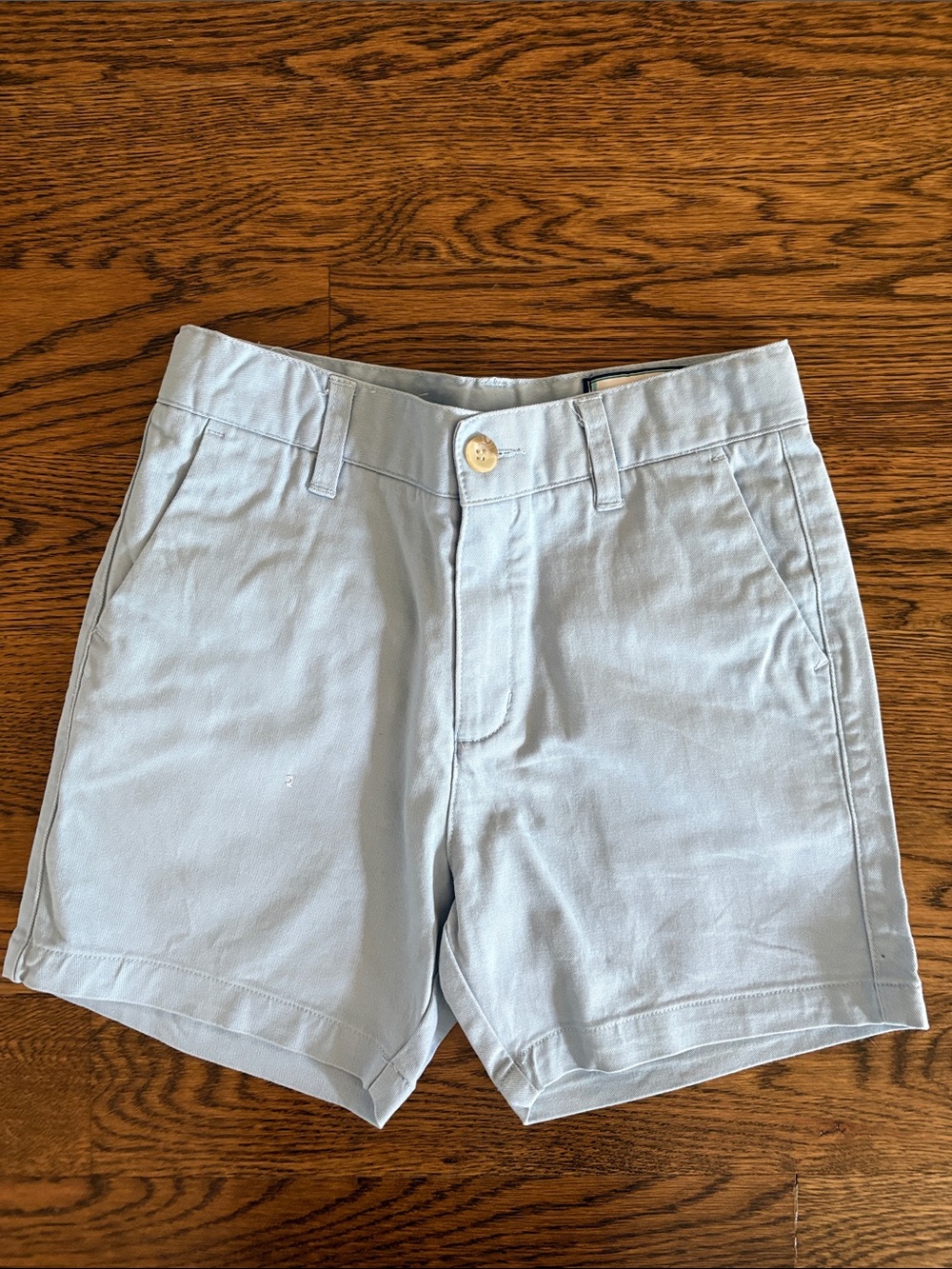 Kids Light Blue Cotton Shorts